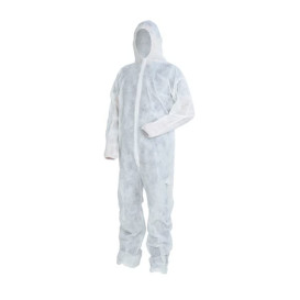 Mono TST PP Capucha y Cierre Velcro Talla XXL Blanco (1 Ud)