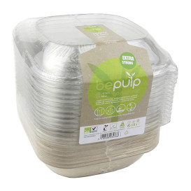 Kit Envases Caña de Azúcar+tapa 190x190x80mm (1 Kit)