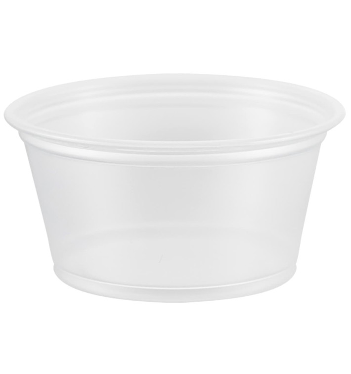 Tarrina de Plastico PP para Salsas 60ml Ø66mm (125 Uds) Tarrina de Plastico PP para Salsas 60ml Ø66mm (125 Uds)
