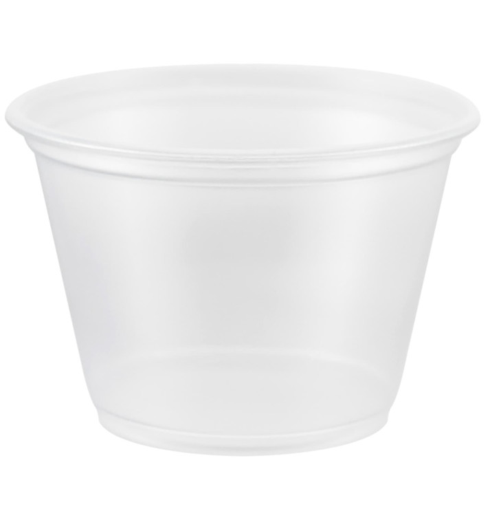 Tarrina de Plastico PP para Salsas 75ml Ø66mm (125 Uds) Tarrina de Plastico PP para Salsas 75ml Ø66mm (125 Uds)