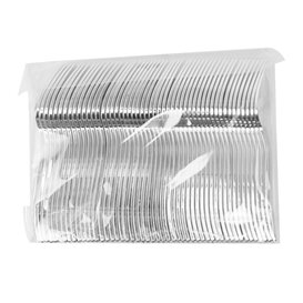 Tenedor de Plastico Metalizado 190mm (500 Uds)