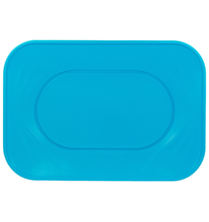 Bandeja de Plastico PP "X-Table" Turquesa 330x230mm (2 Uds) Bandeja de Plastico PP "X-Table" Turquesa 330x230mm (2 Uds)