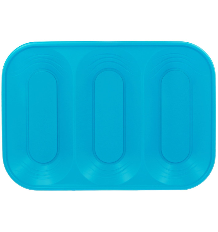 Bandeja de Plastico PP "X-Table" 3C Turquesa 330x230mm (2 Uds) Bandeja de Plastico PP "X-Table" 3C Turquesa 330x230mm (2 Uds)