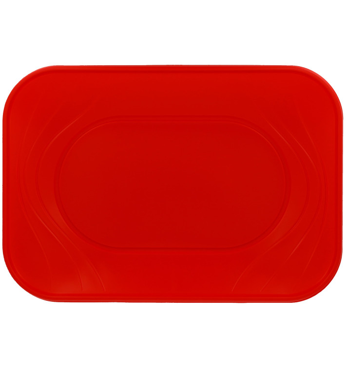 Bandeja de Plastico PP "X-Table" Rojo 330x230mm (2 Uds) Bandeja de Plastico PP "X-Table" Rojo 330x230mm (2 Uds)