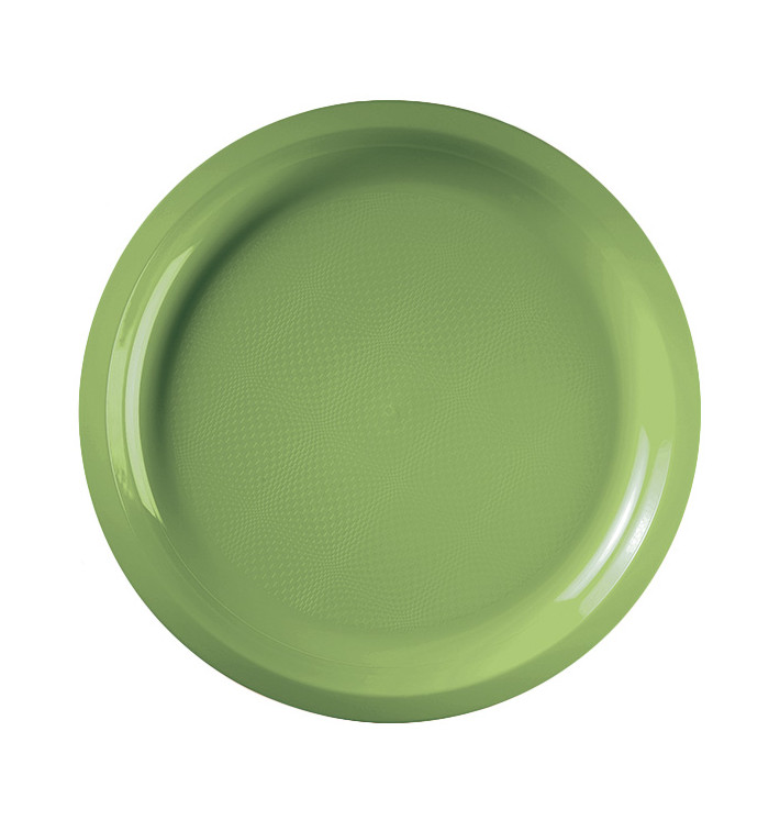 Plato de Plastico Verde Lima Round PP Ø290mm (25 Uds) Plato de Plastico Verde Lima Round PP Ø290mm (25 Uds)