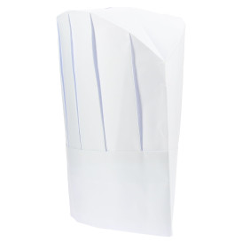 Gorro Cocinero Continental Papel Blanco (10 Uds)