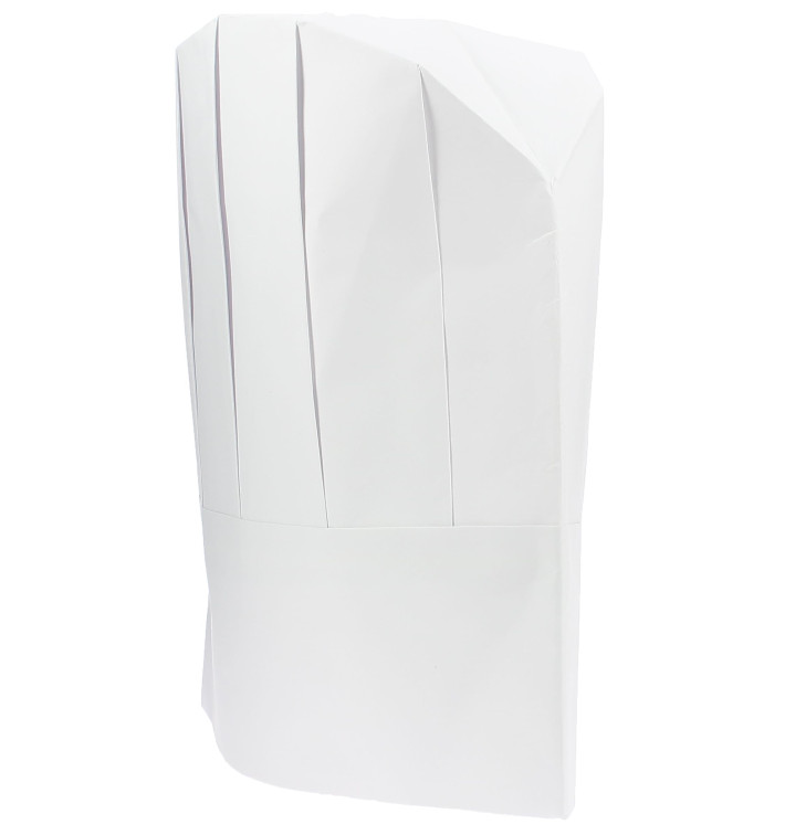 Gorro Cocinero Continental Infantil Papel Blanco (100 Uds) Gorro Cocinero Continental Infantil Papel Blanco (100 Uds)