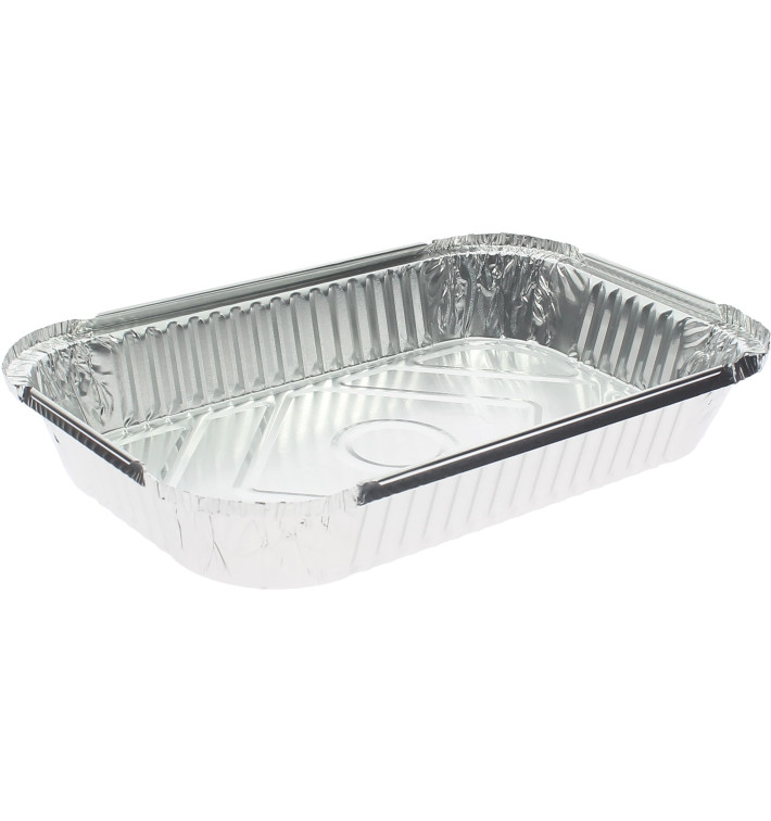 Bandeja Aluminio 15C. 1500ml 280x180x37mm (100 Uds) Bandeja Aluminio 15C. 1500ml 280x180x37mm (100 Uds)