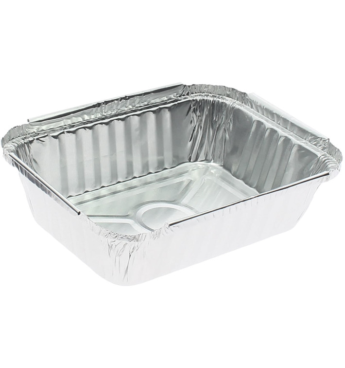 Bandeja Aluminio 3C. 360ml 156x116x35mm (100 Uds) Bandeja Aluminio 3C. 360ml 156x116x35mm (100 Uds)