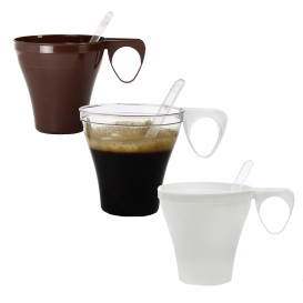 Taza de Plastico Blanca 80ml (40 Unidades)