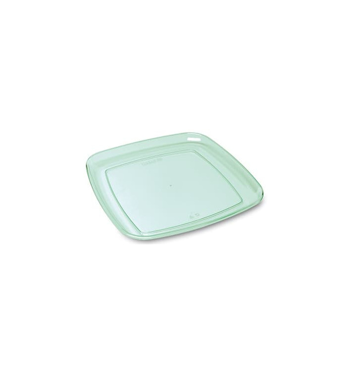 Bandeja Cuadrada Dura "Water Green" 35x35cm (5 Uds) Bandeja Cuadrada Dura "Water Green" 35x35cm (5 Uds)