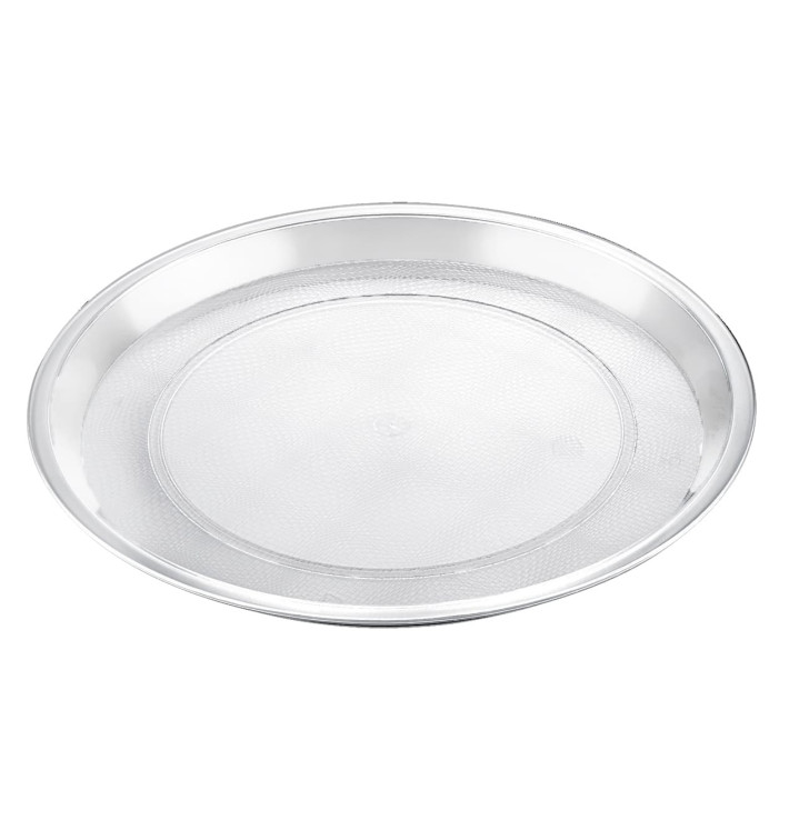 Bandeja Plastico Tray Transparente Ø32cm (5 Uds) Bandeja Plastico Tray Transparente Ø32cm (5 Uds)