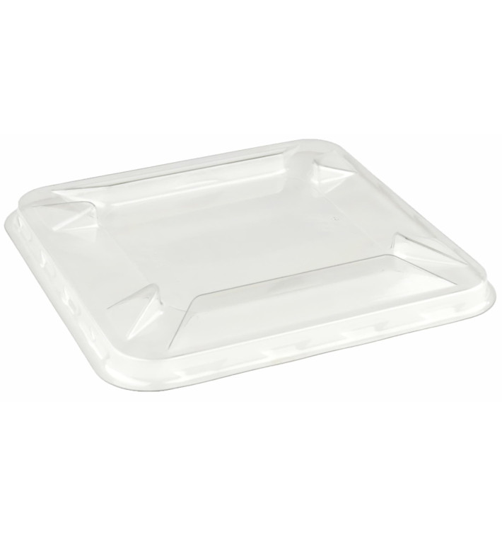 Tapa de Plástico PET para Bol Mini de 90x90mm (50 Uds) Tapa de Plástico PET para Bol Mini de 90x90mm (50 Uds)