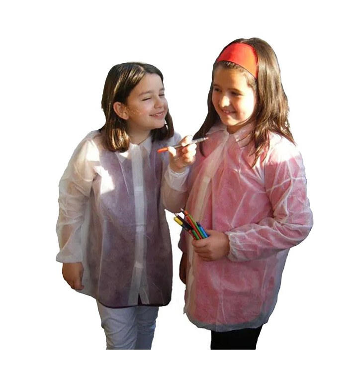 Bata Infantil pp., 35 gr.,c/Velcro y Sin Bolsillos 1 Ud. Bata Infantil pp., 35 gr.,c/Velcro y Sin Bolsillos 1 Ud.