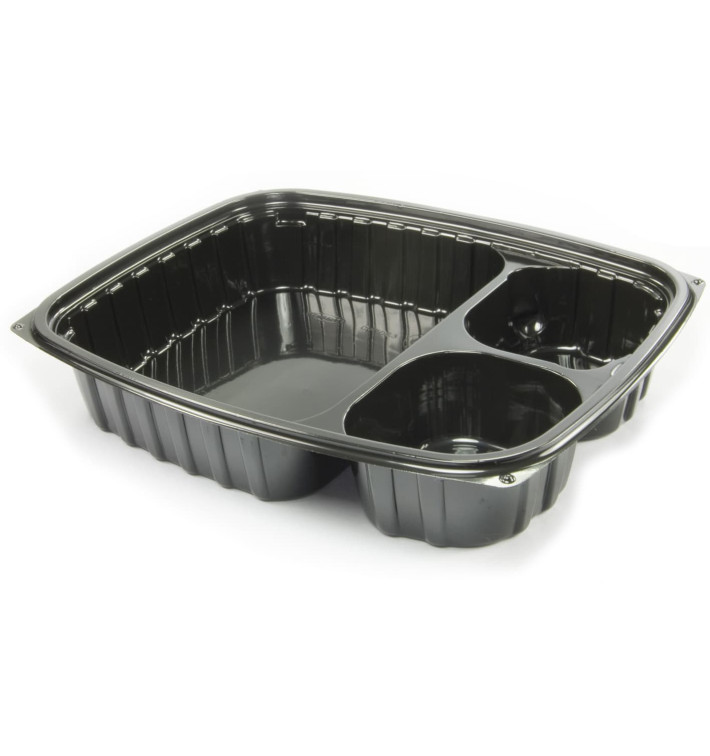Envase Plastico OPS "ClearPac" 3 C. Negro 887ml (63 Uds) Envase Plastico OPS "ClearPac" 3 C. Negro 887ml (63 Uds)