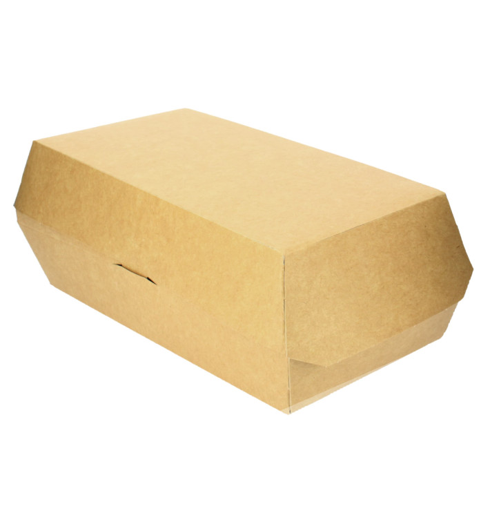 Envase para Bocadillo Kraft 20x10x4cm (25 Uds) Envase para Bocadillo Kraft 20x10x4cm (25 Uds)