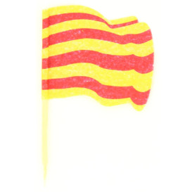 Pinchos Banderita "Cataluña" 65mm (14.400 Uds)