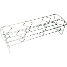 Cesta Presentación 6 Conos de  Acero 45x14x10,8cm (1 Ud)