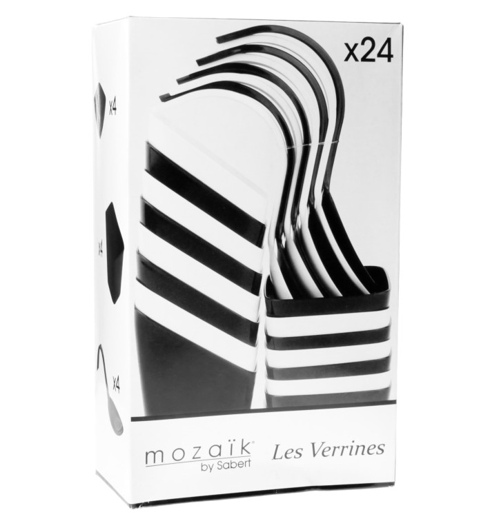 Kit Miniaturas Degustación Blanco y Negro 24 pzas (1 Kit) Kit Miniaturas Degustación Blanco y Negro 24 pzas (1 Kit)