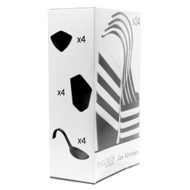Kit Miniaturas Degustación Blanco y Negro 24 pzas (1 Kit)