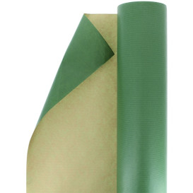 Rollo de Papel para Regalo Kraft Verde 100 m (1 Ud)