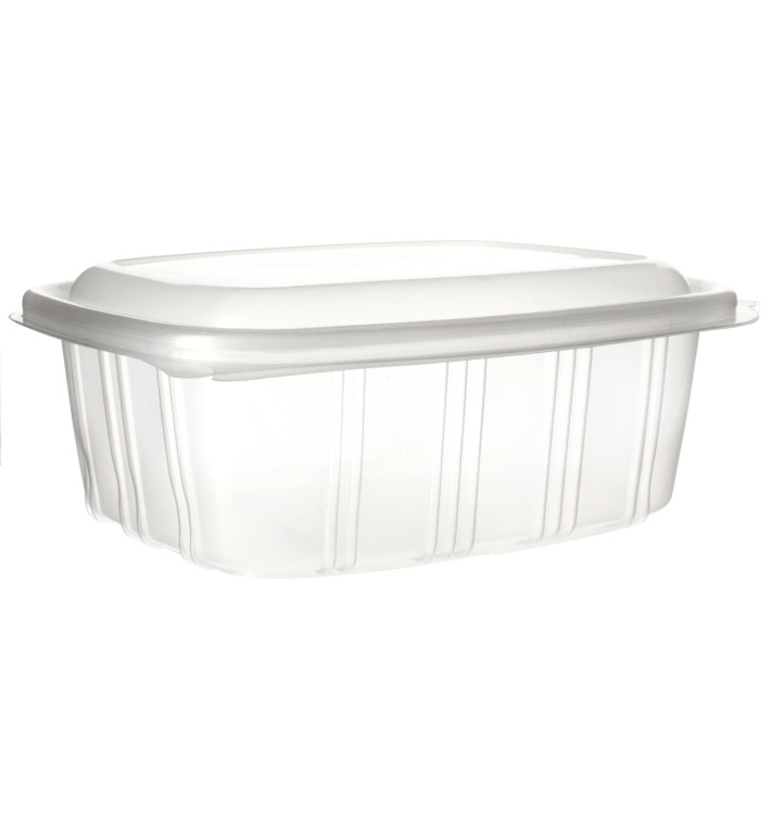 Tarrina Tapa Alta Bisagra PP 1000ml (50 Uds) Tarrina Tapa Alta Bisagra PP 1000ml (50 Uds)