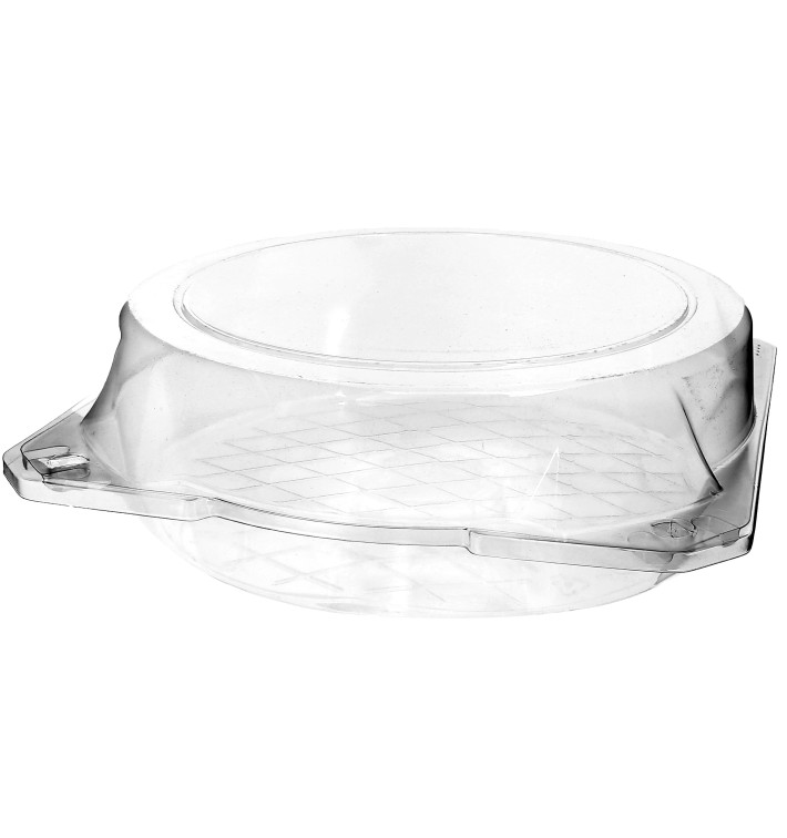 Envase Tapa Bisagra para Respotería PET Ø23x8cm (23 Uds) Envase Tapa Bisagra para Respotería PET Ø23x8cm (23 Uds)