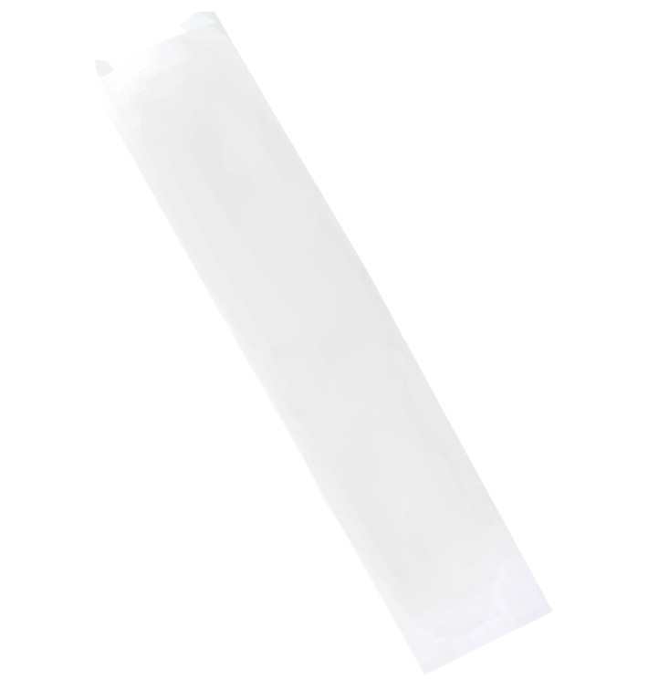 Bolsa de Papel Blanca 9+5x24cm (250 Unidades) Bolsa de Papel Blanca 9+5x24cm (250 Unidades)