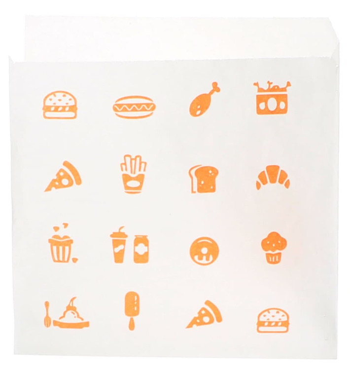 Bolsa Papel Abierta 2L "Saky Food" 15x15cm (250 Uds) Bolsa Papel Abierta 2L "Saky Food" 15x15cm (250 Uds)