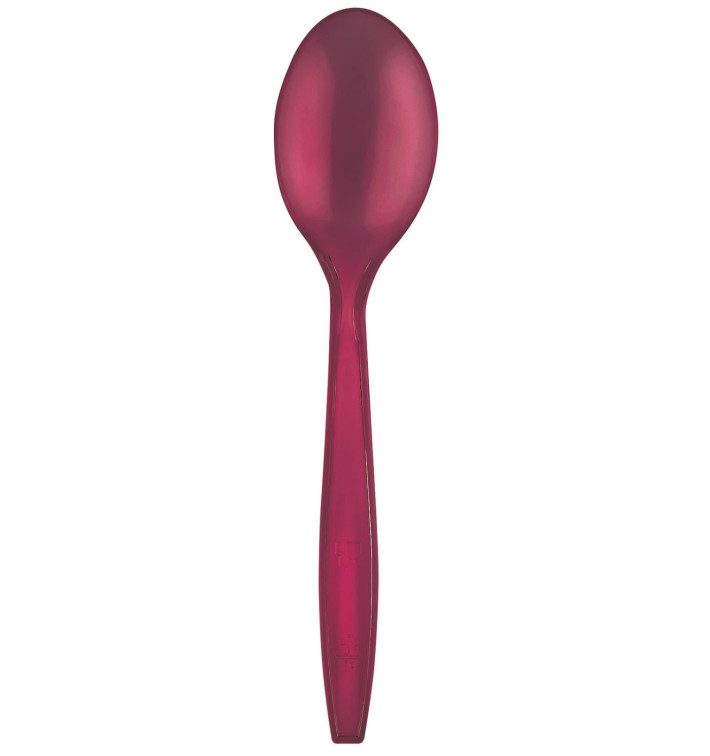 Cuchillo de Plastico PS Premium Burdeos 190mm (50 Uds) Cuchillo de Plastico PS Premium Burdeos 190mm (50 Uds)