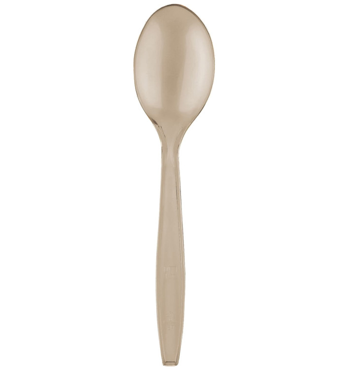 Cuchara de Plastico PS Premium Beige 190mm (50 Uds) Cuchara de Plastico PS Premium Beige 190mm (50 Uds)