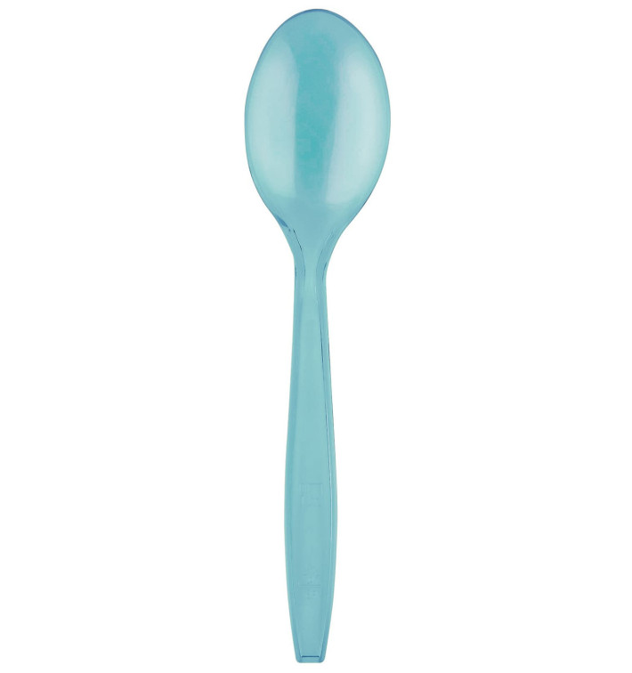 Cuchillo de Plastico PS Premium Turquesa 190mm (50 Uds) Cuchillo de Plastico PS Premium Turquesa 190mm (50 Uds)