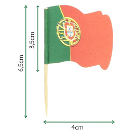 Pinchos Banderita "Portugal" 65mm (14.400 Uds)
