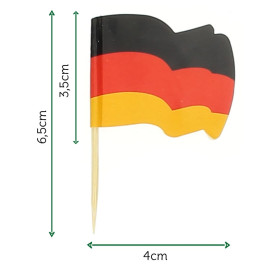 Pinchos Banderita "Alemania" 65mm (14.400 Uds)