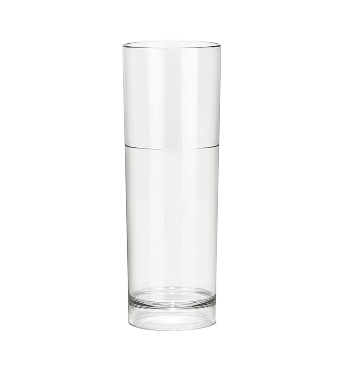 Vaso Reutilizable SAN Tumbler Transparente 200ml (6 Uds)