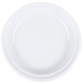 Plato de Plastico PS "Famous Impact" Blanco Ø280mm (125 Uds)