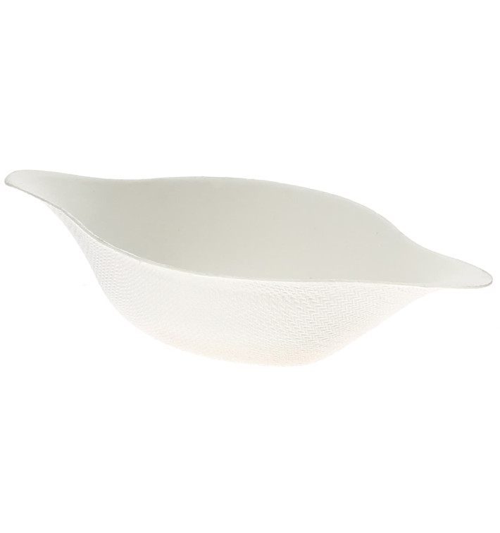 Minibol Ovalado Caña de Azucar Blanco 11x5,2x2,5cm (30 Uds) Minibol Ovalado Caña de Azucar Blanco 11x5,2x2,5cm (30 Uds)