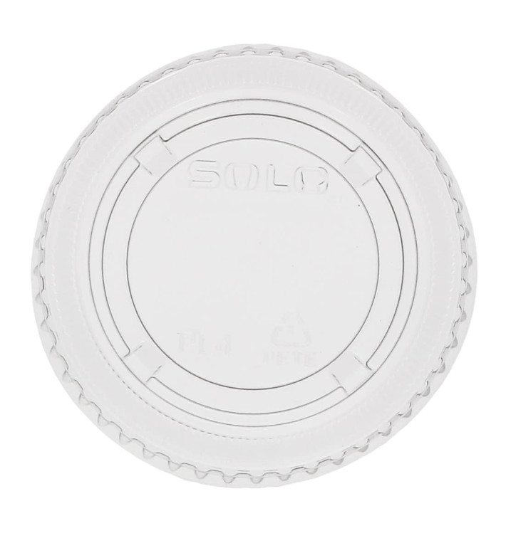 Tapa Plana Cerrada PET Cristal Ø7,3cm (125 Uds) Tapa Plana Cerrada PET Cristal Ø7,3cm (125 Uds)