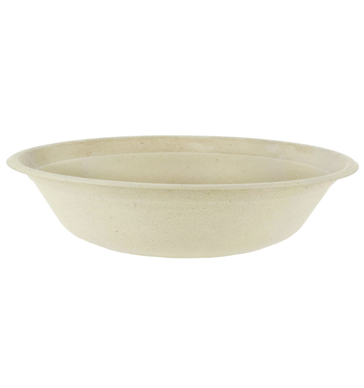 Bol de Caña de Azucar 750ml Ø21x4cm (75 Uds) Bol de Caña de Azucar 750ml Ø21x4cm (75 Uds)