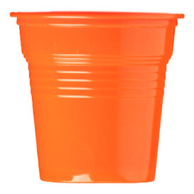 Vaso de Plástico PS Naranja 80ml Ø5,7cm (50 Uds)