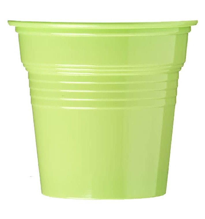 Vaso de Plástico PS Verde Lima 80ml Ø5,7cm (50 Uds)