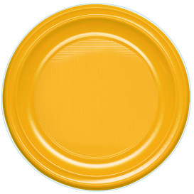 Plato de Plastico PS Llano Mango 170 mm (50 Uds)