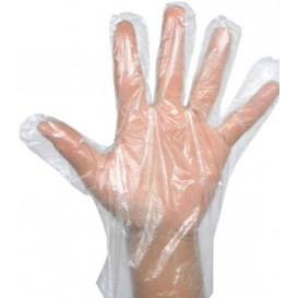 Guantes de Polietileno EVA Plegado Transparente (100 Pares)