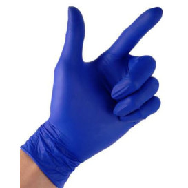Guantes Nitrilo Sin Talco Azul Talla S 4,5G (100 Uds)