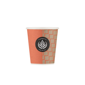 Vaso Carton Cupmatic 8Oz/210ml Ø7,0cm (100 Uds)