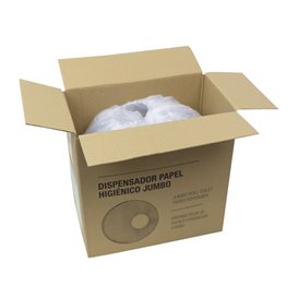 Dispensador Papel Higiénico 300m PC Blanco (1 Ud)