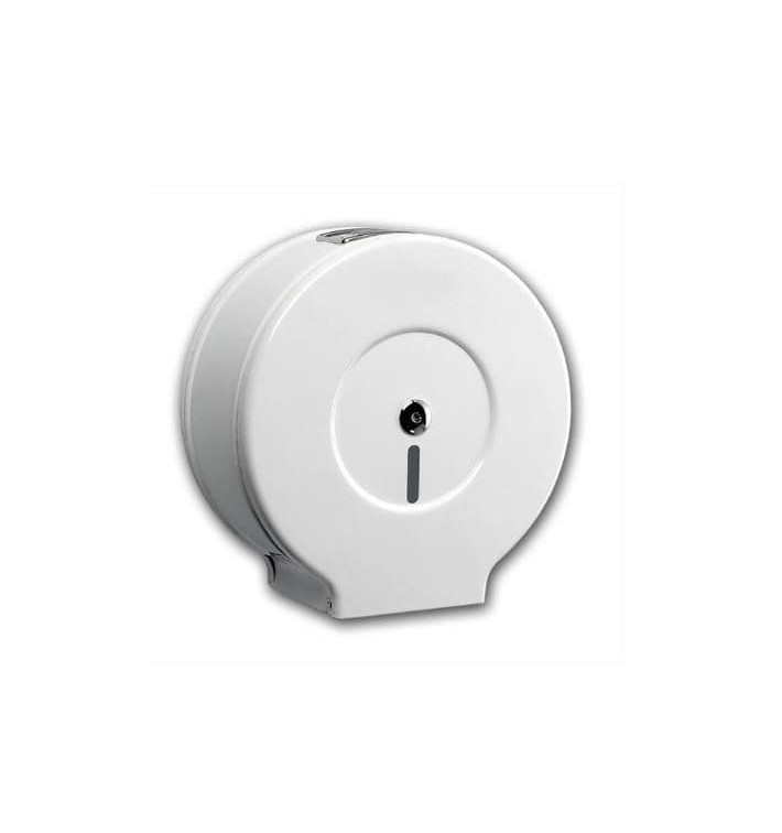 Dispensador Papel Higiénico 300m Epoxi Blanco (1 Ud) Dispensador Papel Higiénico 300m Epoxi Blanco (1 Ud)