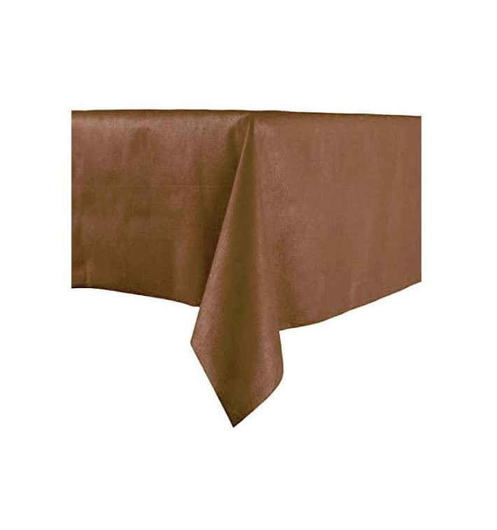 Mantel no Tejido Novotex Cortado 100x100cm Marrón (150 Uds) Mantel no Tejido Novotex Cortado 100x100cm Marrón (150 Uds)