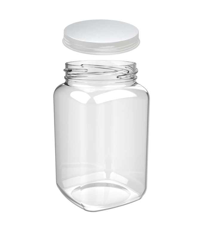 Jarra reutilizable Tritan Transparente con Tapa 460ml (1 Ud) Jarra reutilizable Tritan Transparente con Tapa 460ml (1 Ud)
