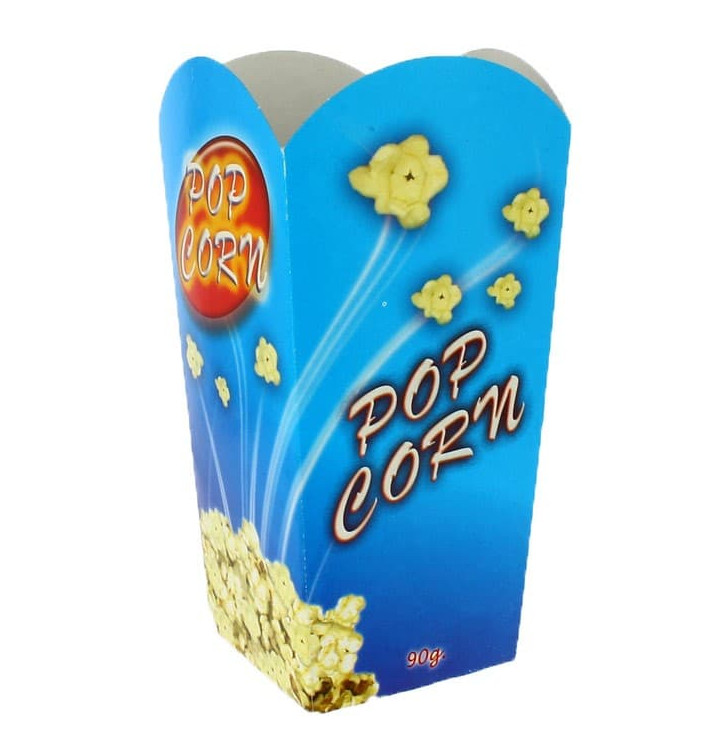 Caja Palomitas Mediana 90 gr 7,8x10,5x18cm (25 Uds) Caja Palomitas Mediana 90 gr 7,8x10,5x18cm (25 Uds)